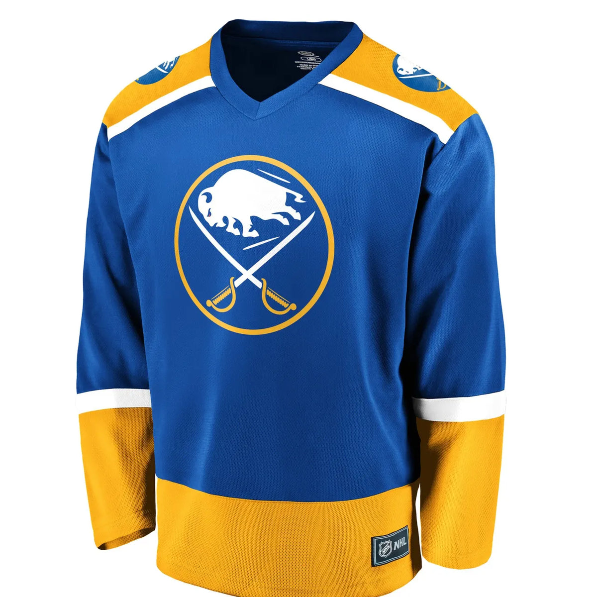 Buffalo Sabres Blue Gold Jersey - Hình 3