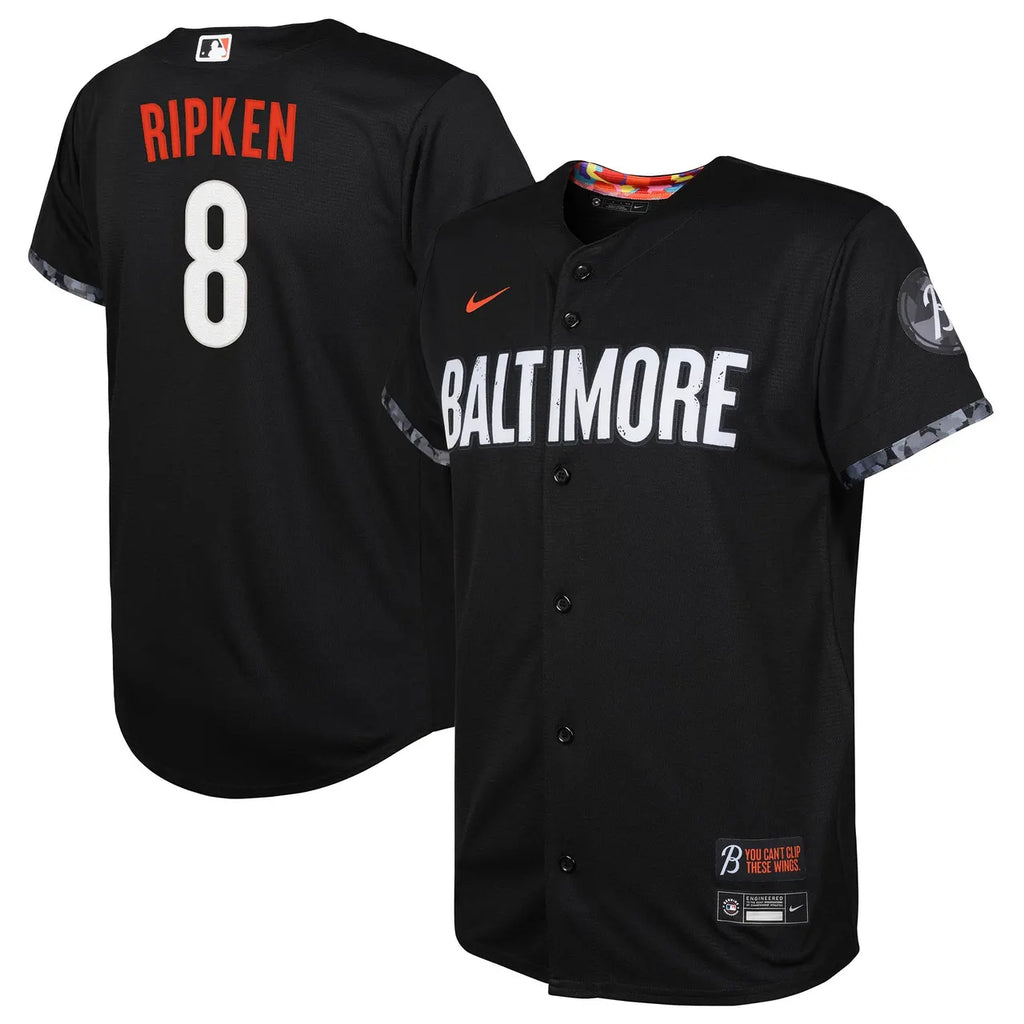 Ripken Orioles Black Jersey nike cal