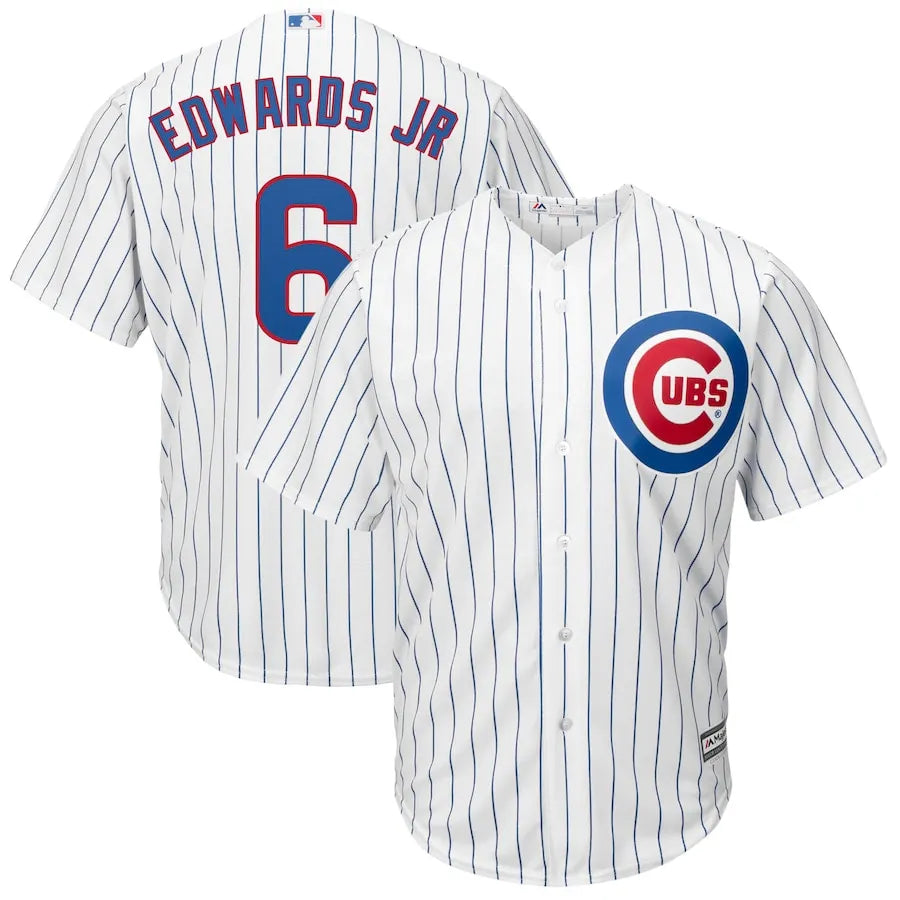 Cubs Edwards Jr Pinstripe Jersey