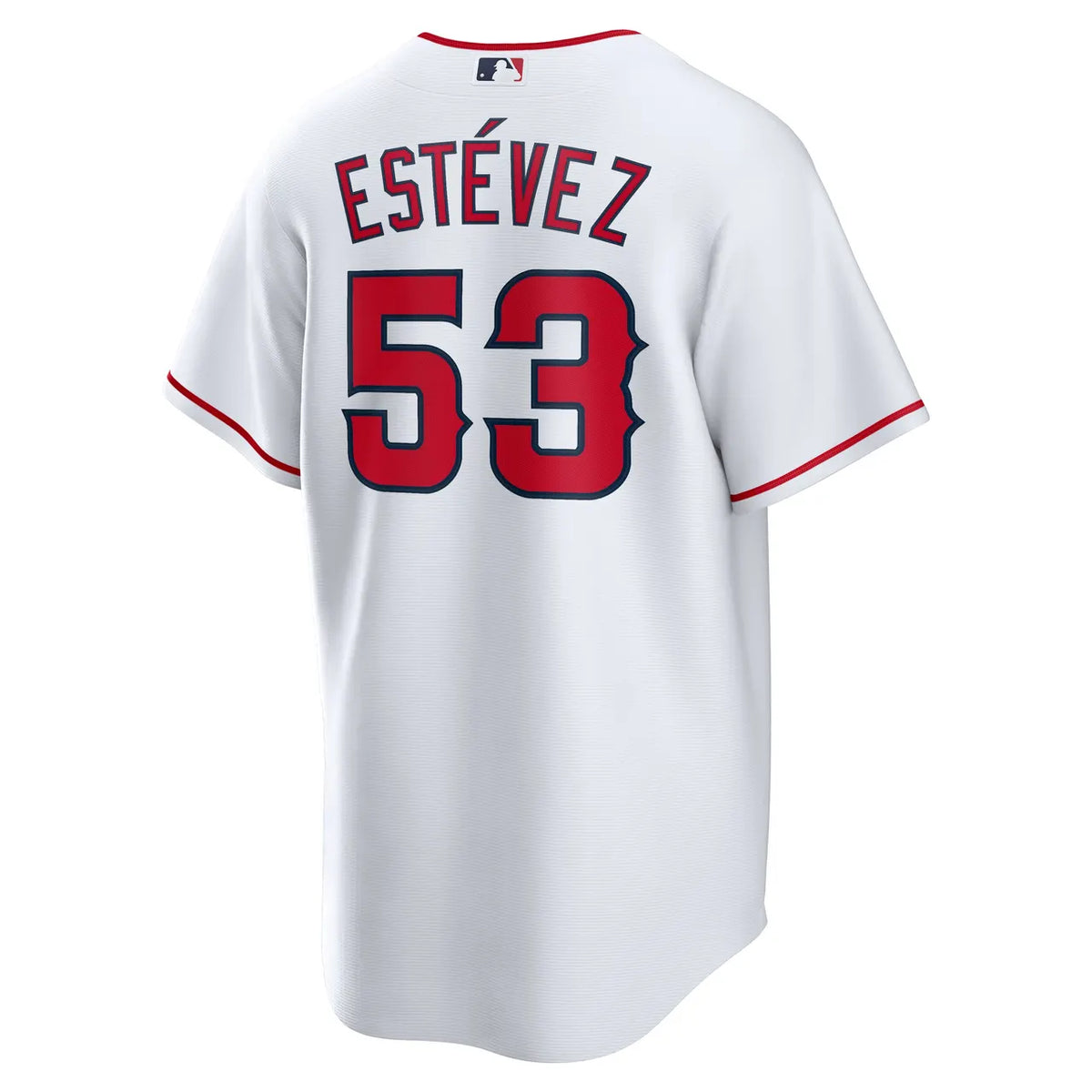 Angels Estevez #53 White Jersey - Hình 2