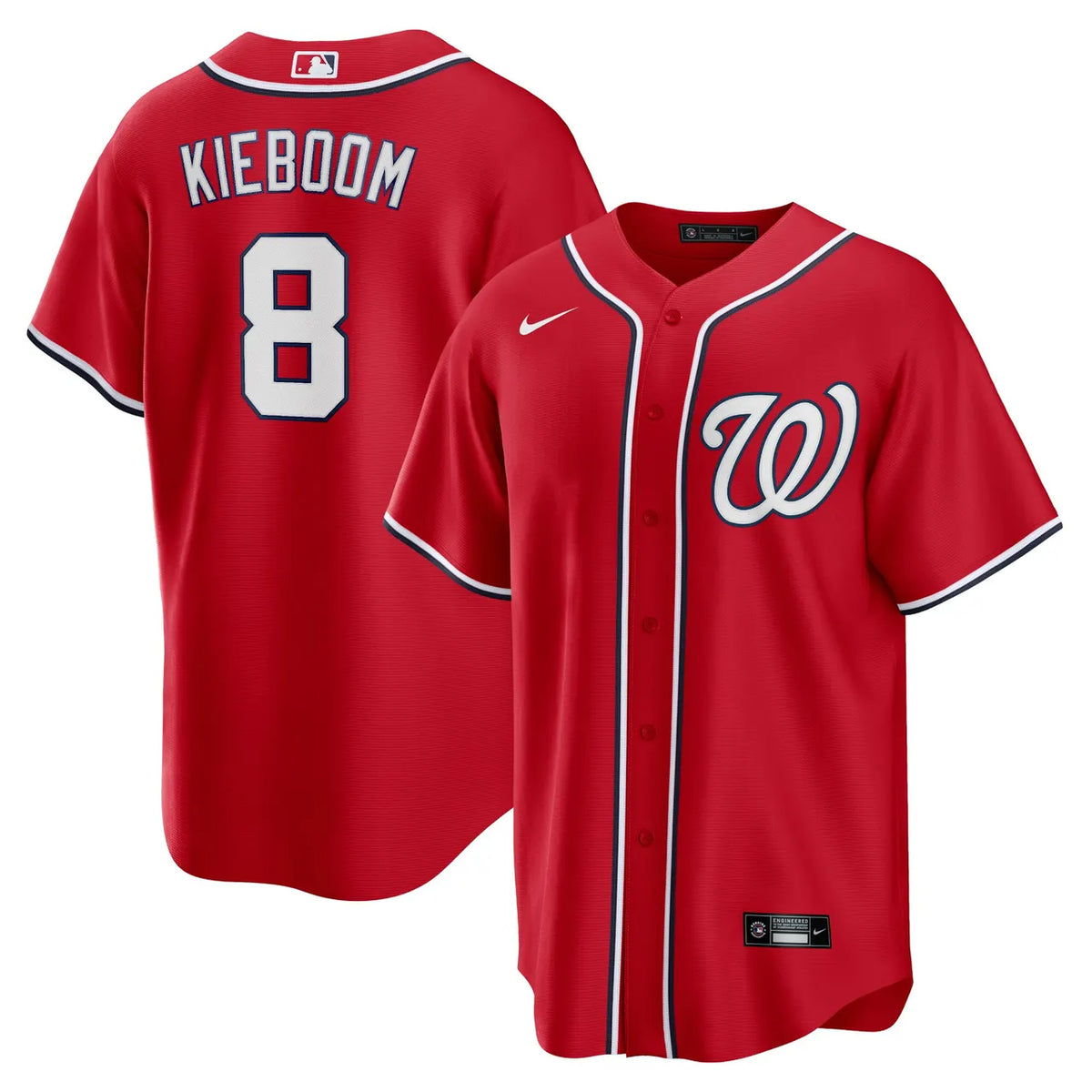 Nationals Kieboom Red Jersey