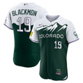nike mountain Rockies Blackmon Green Jersey