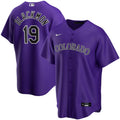Rockies Blackmon Purple Jersey