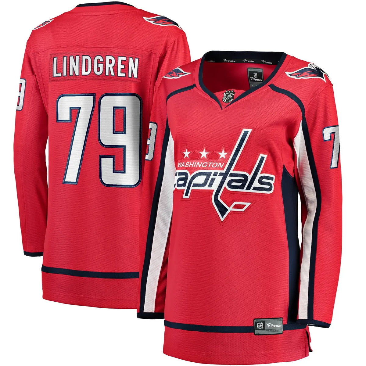 Lindgren Capitals Red Jersey fanatics - Hình 2