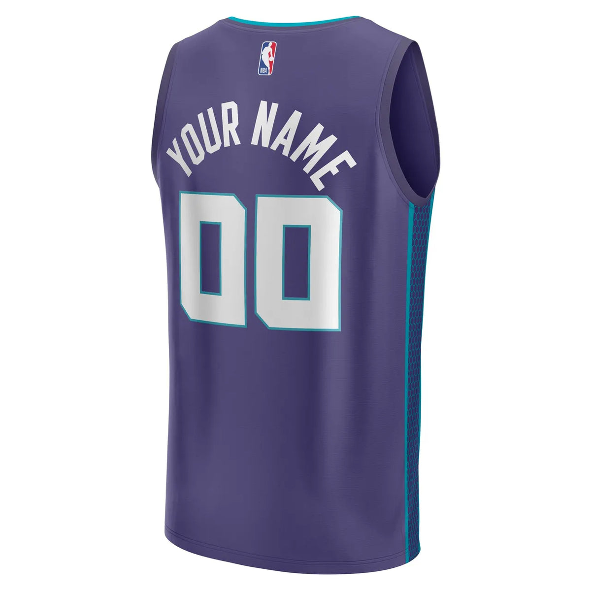 Hornets Purple Custom Jersey fanatics - Hình 4
