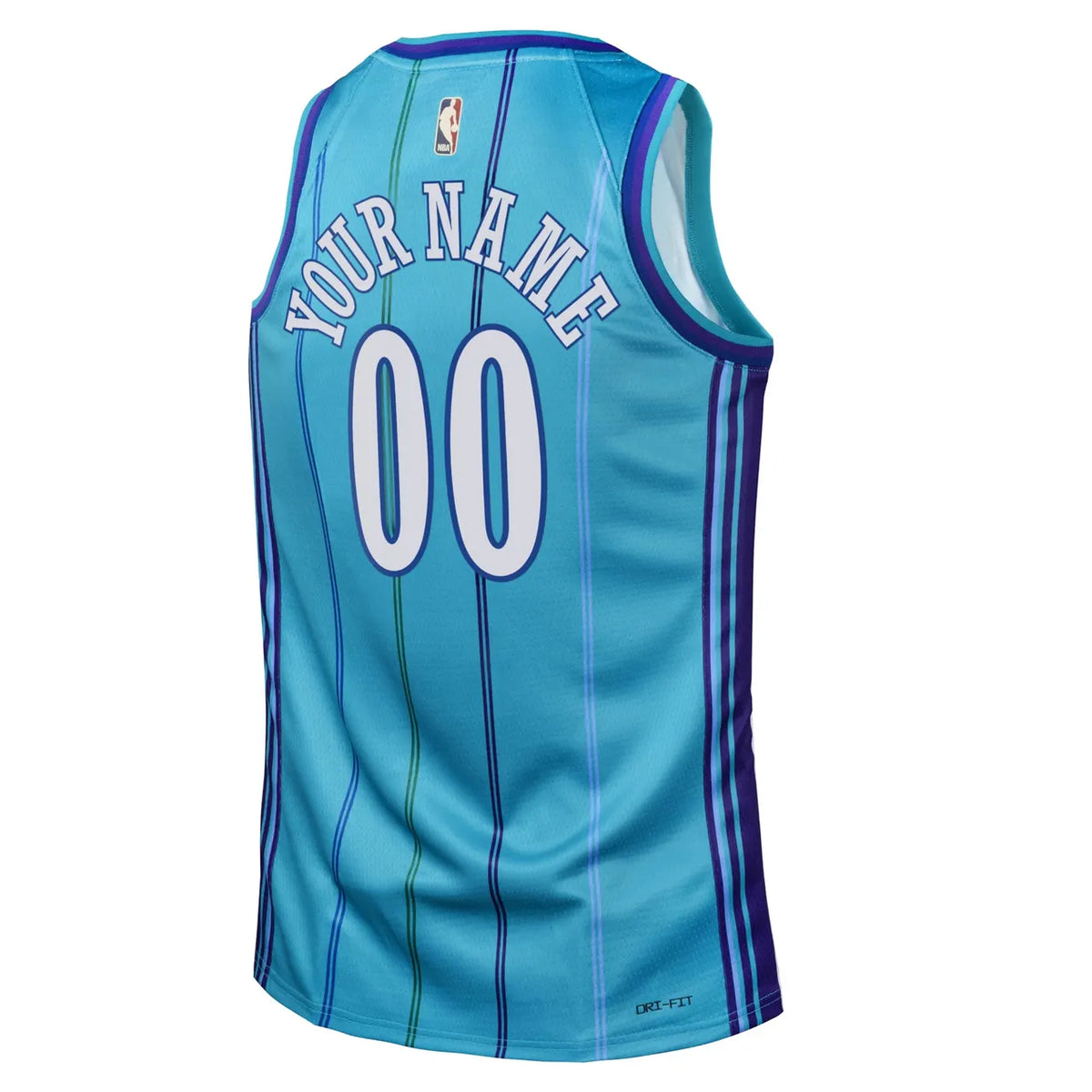 jordan personalized Hornets Teal Custom Jersey - Hình 3