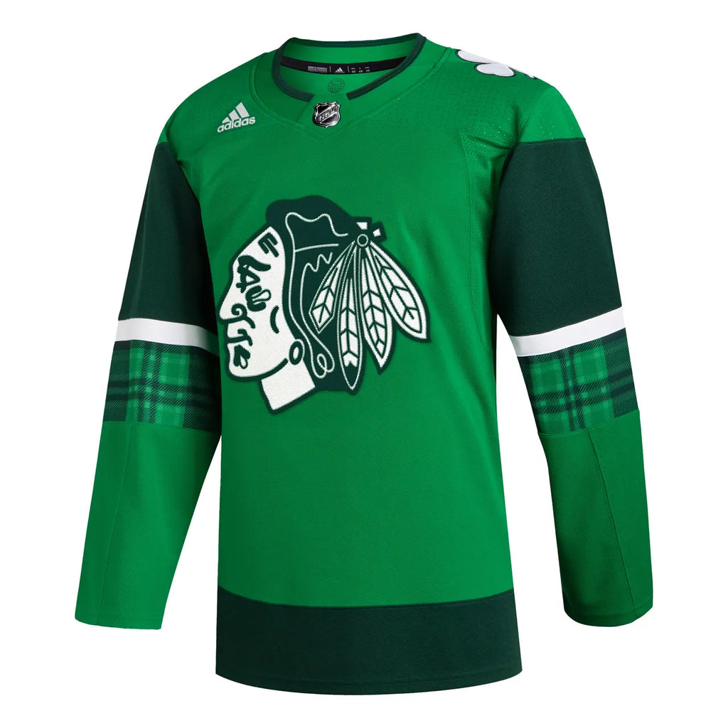 adidas Blackhawks St. Patrick's Jersey - Hình 3