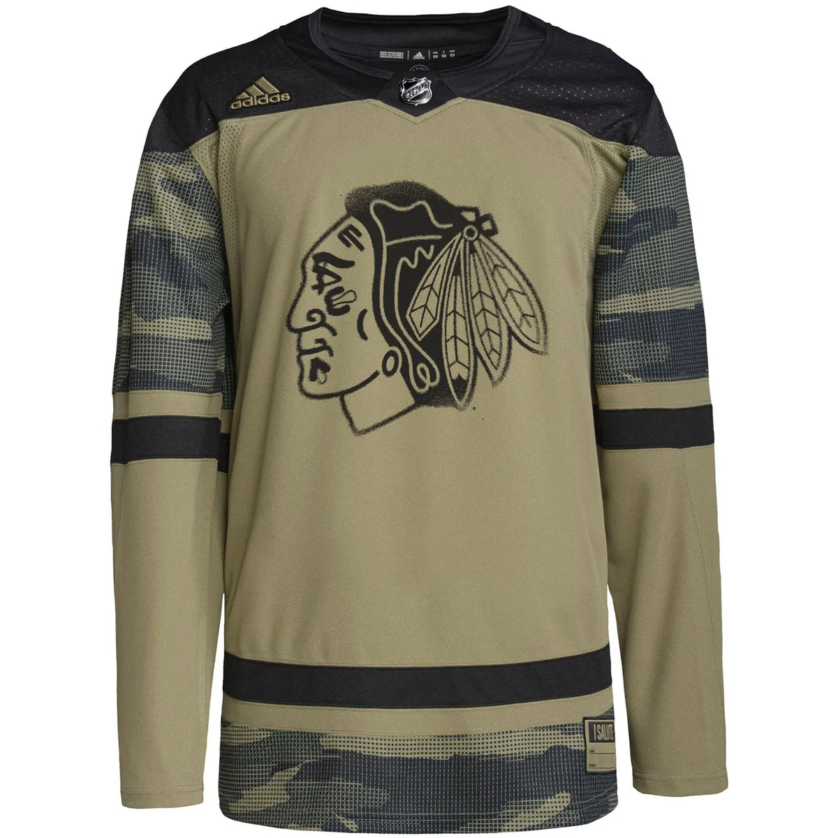 Blackhawks Salute to Service Jersey - Hình 3