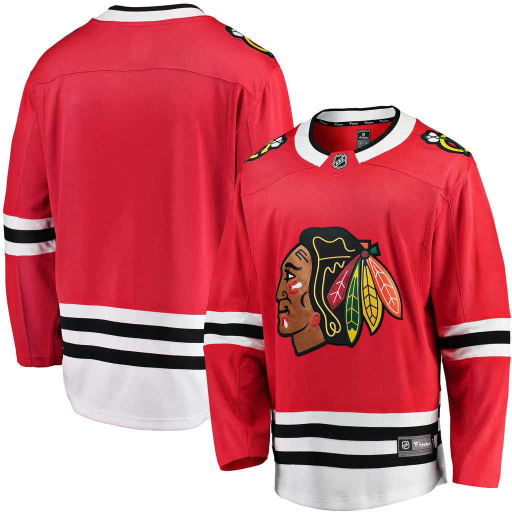 Fanatics Blackhawks Red Home Jersey - Hình 2