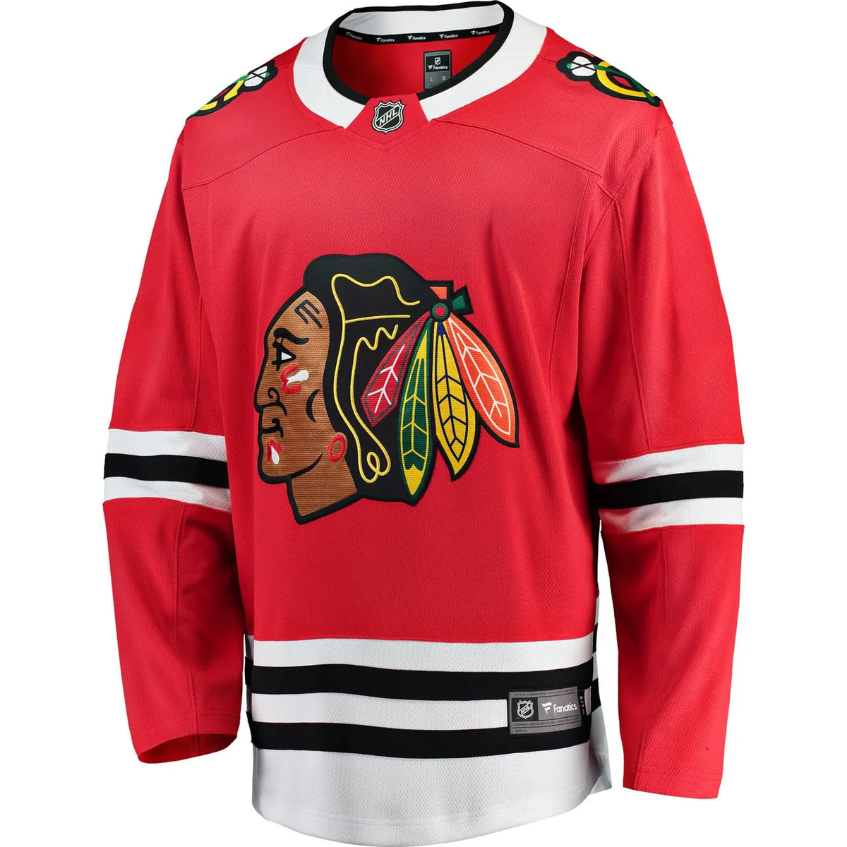 Fanatics Blackhawks Red Home Jersey - Hình 3