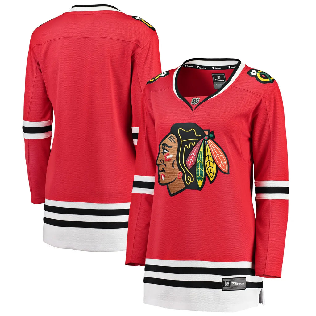 classic Fanatics Blackhawks Red Jersey