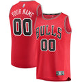 add Fanatics Bulls Red Custom Jersey