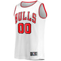 Fanatics Bulls White Custom Jersey