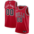 Bulls Red Custom Jersey nike