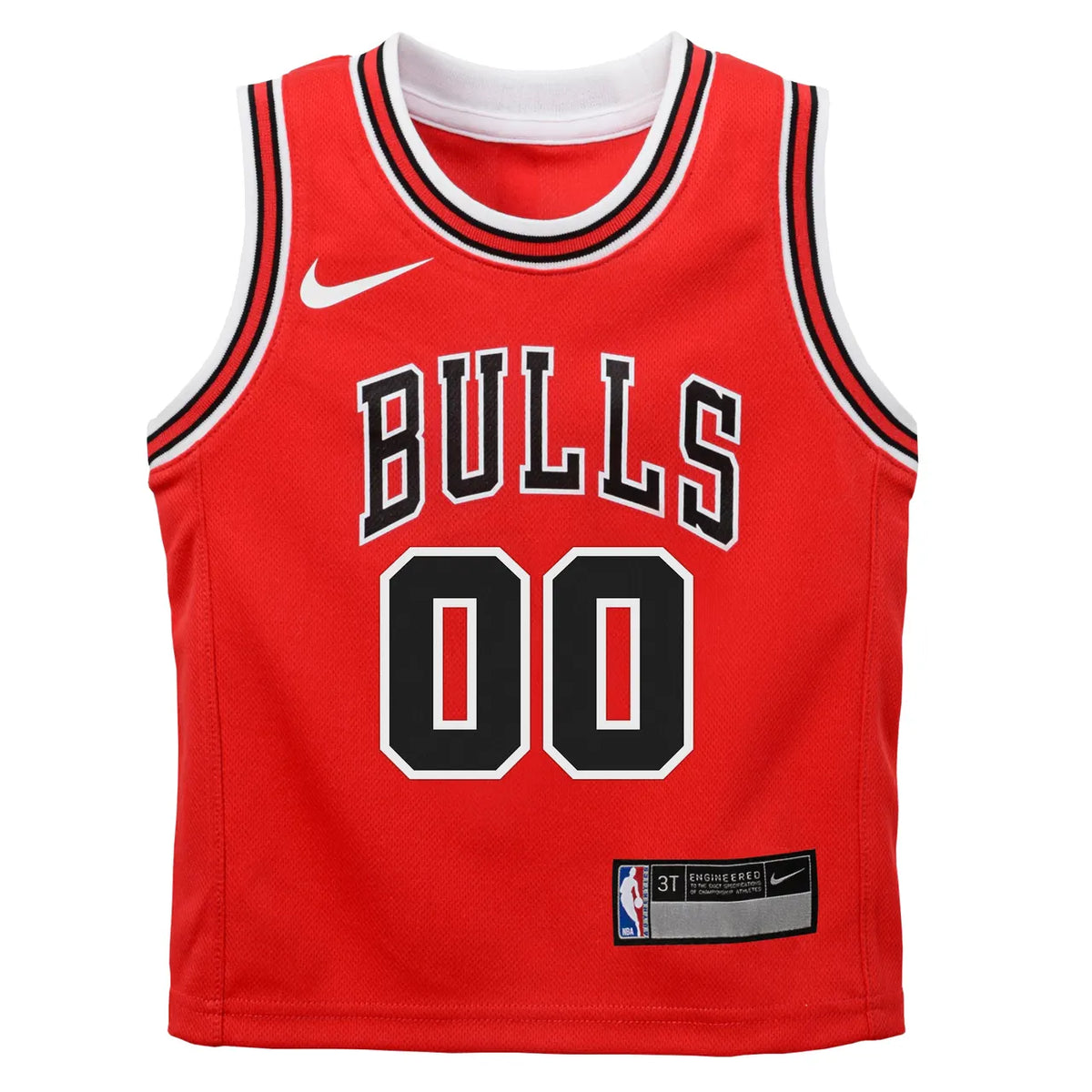 Bulls Youth Red Custom Jersey - Hình 2