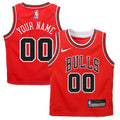 Bulls Youth Red Custom Jersey