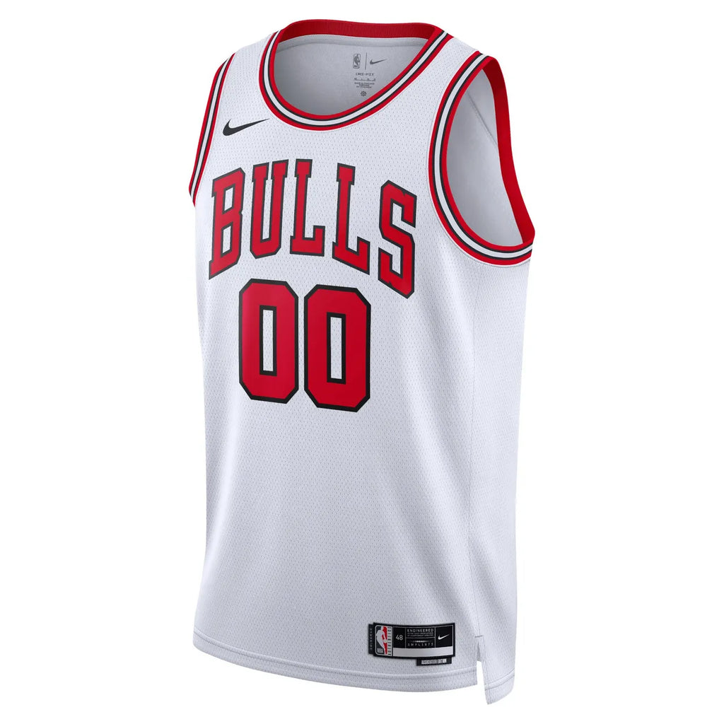 nike Bulls White Custom Jersey - Hình 3