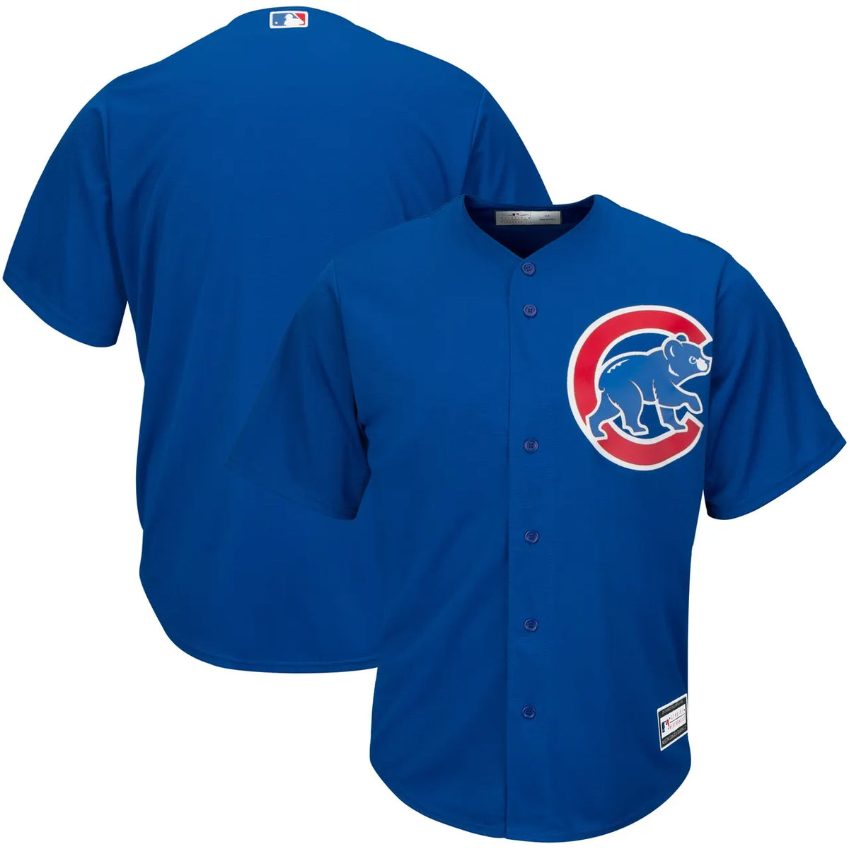 Cubs Royal Blue Jersey Majestic - Hình 2
