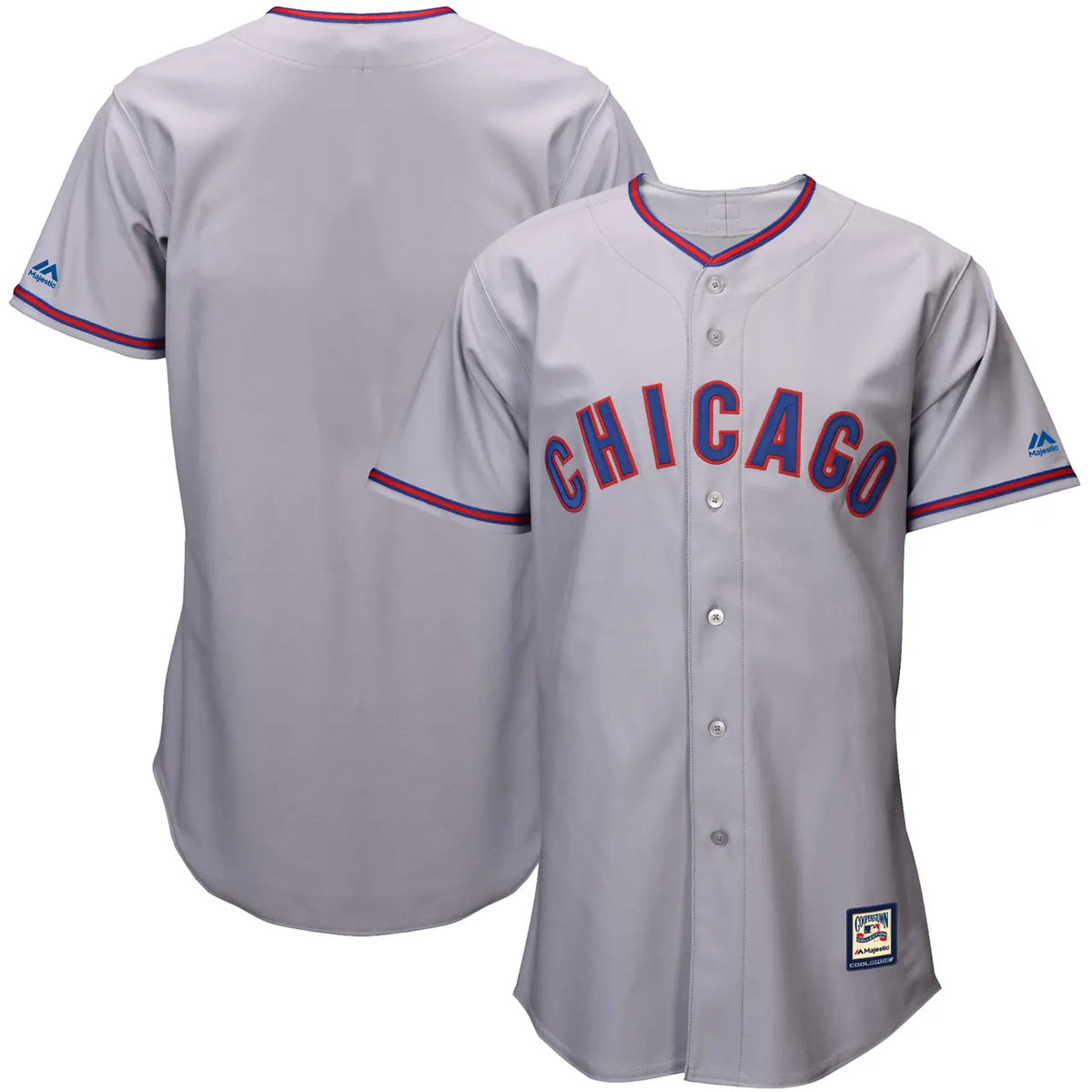 Cubs Gray Cooperstown Jersey