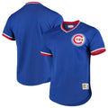 mitchell Cubs Blue Throwback Jersey