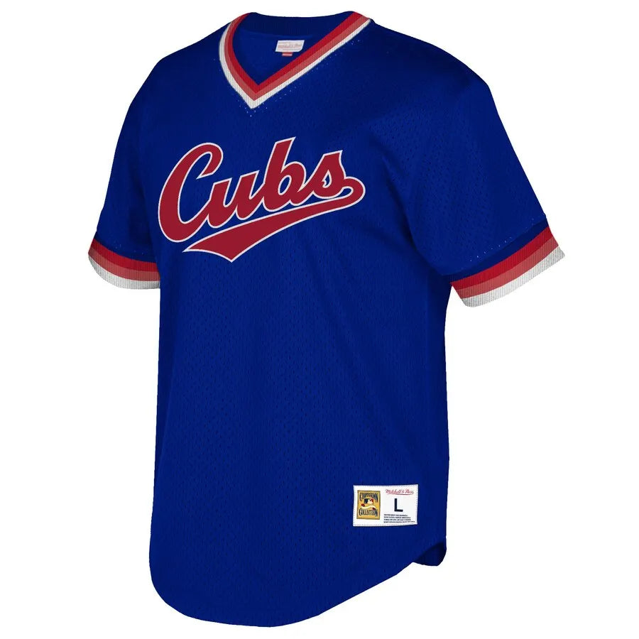 Mitchell & Ness Cubs Blue Mesh Jersey - Hình 2