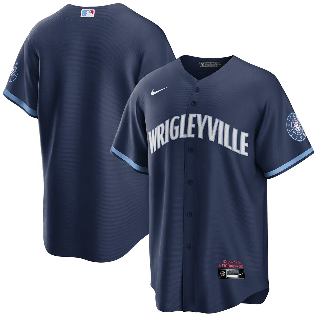 nike Cubs Navy Wrigleyville Jersey - Hình 2