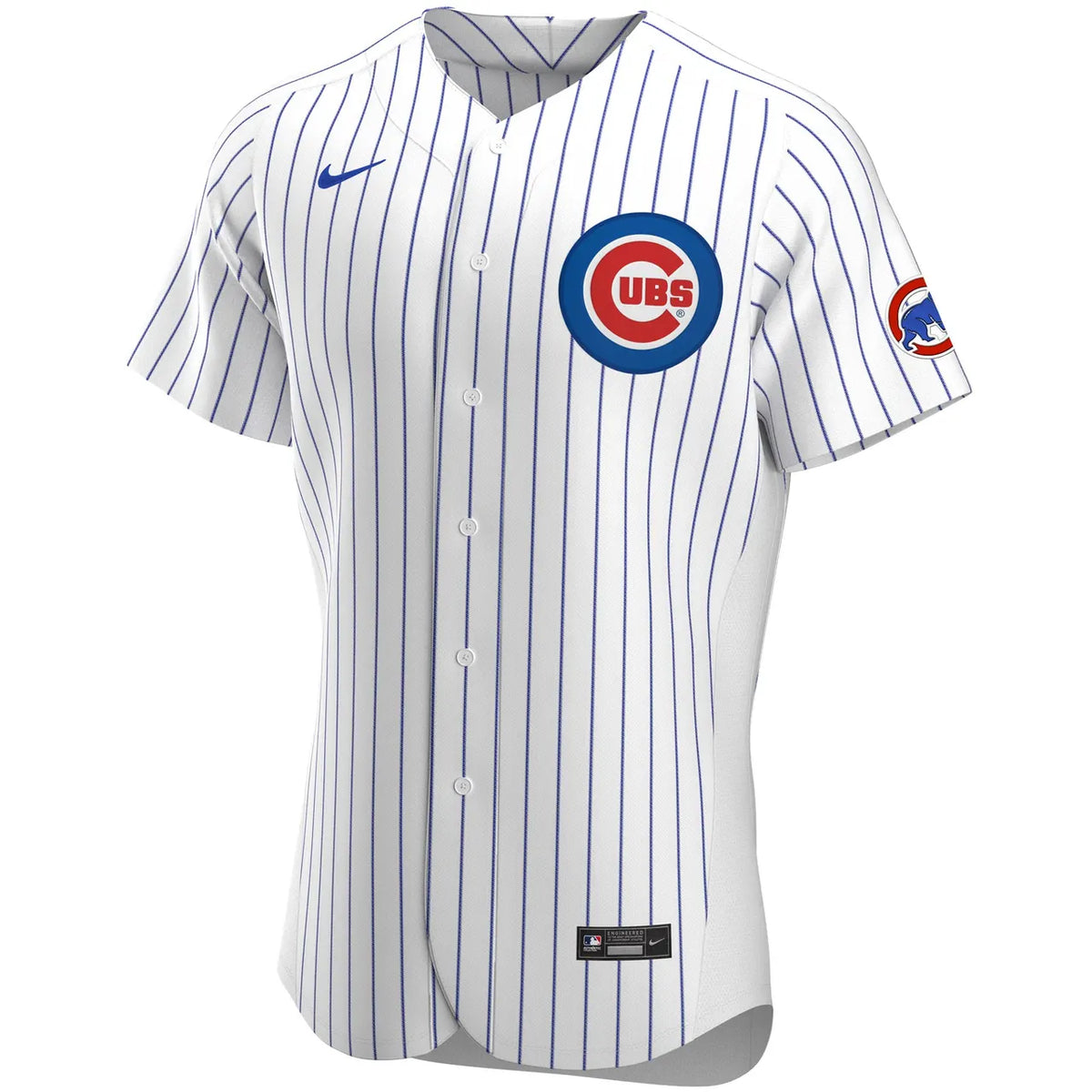 authentic Nike Cubs White Pinstripe Jersey - Hình 3