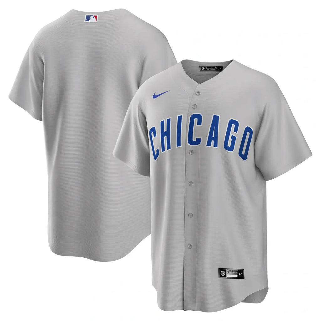 Chicago Cubs Gray Road Jersey - Hình 2