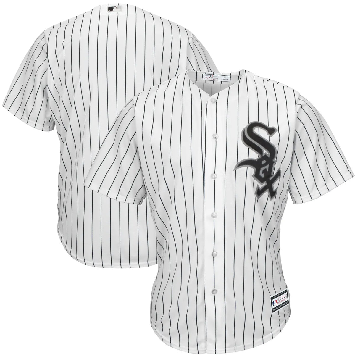 White Sox Pinstripe Jersey majestic - Hình 2