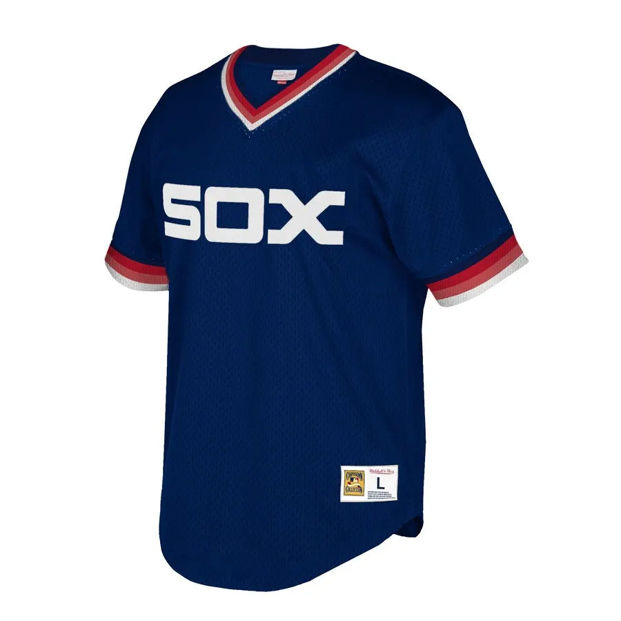 Mitchell & Ness Navy White Sox Jersey - Hình 2