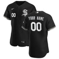 nike White Sox Black Custom Jersey