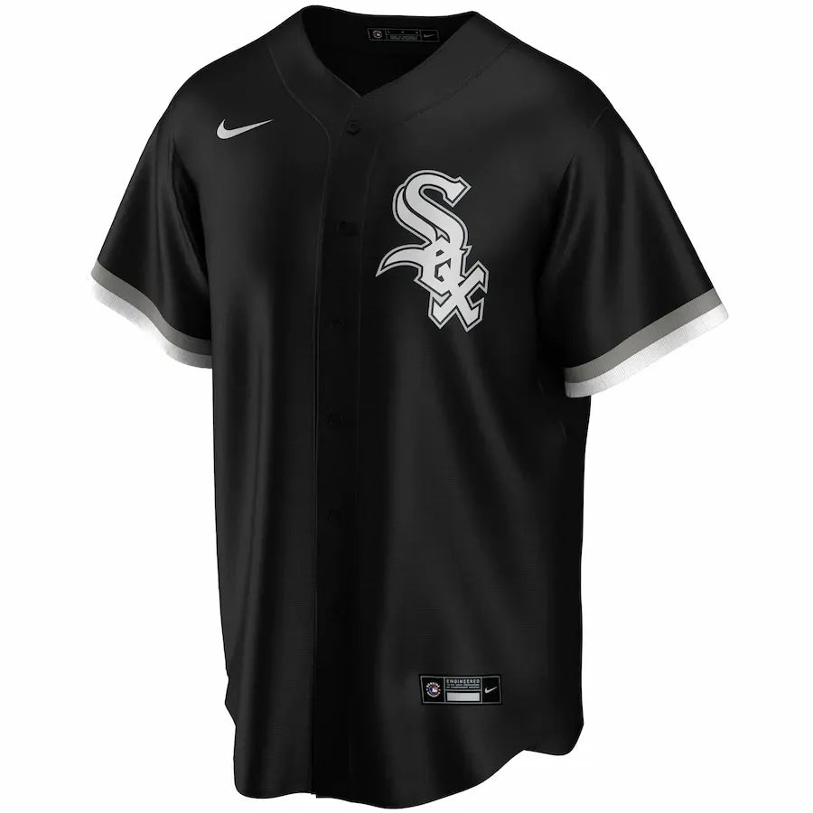 chicago Nike White Sox Black Jersey - Hình 2