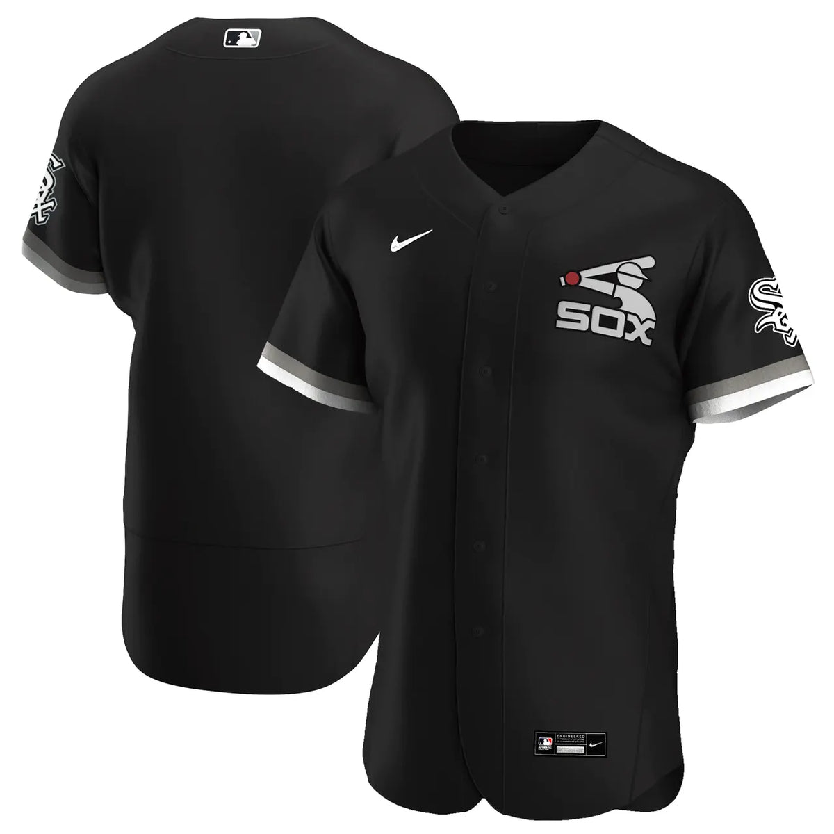 replica Nike Black White Sox Jersey