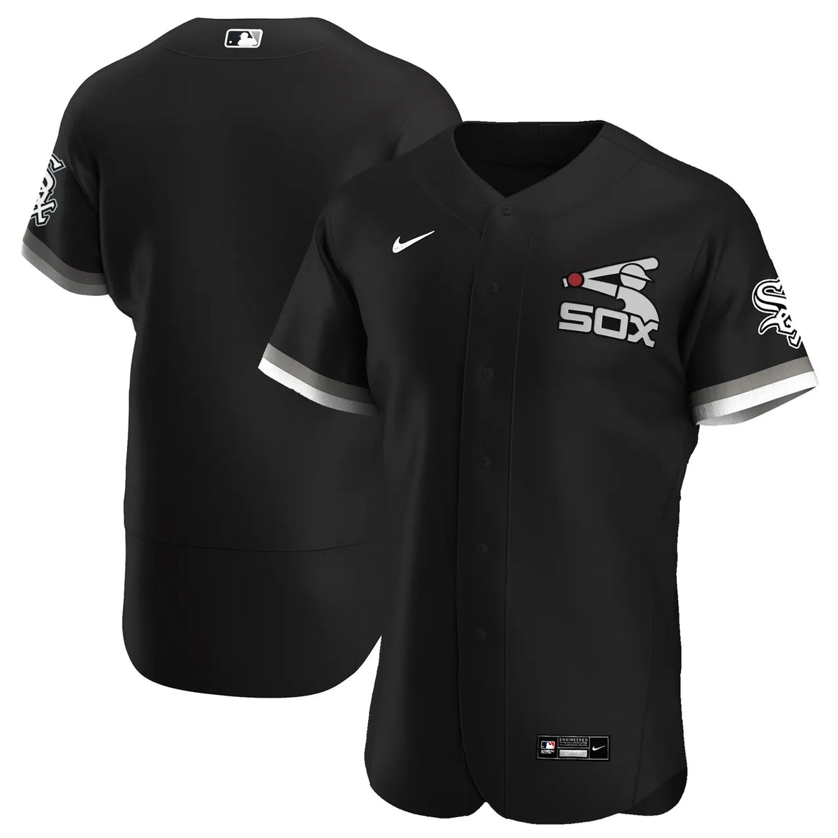 nike Chicago White Sox Black Jersey