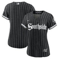 White Sox Black Pinstripe Jersey