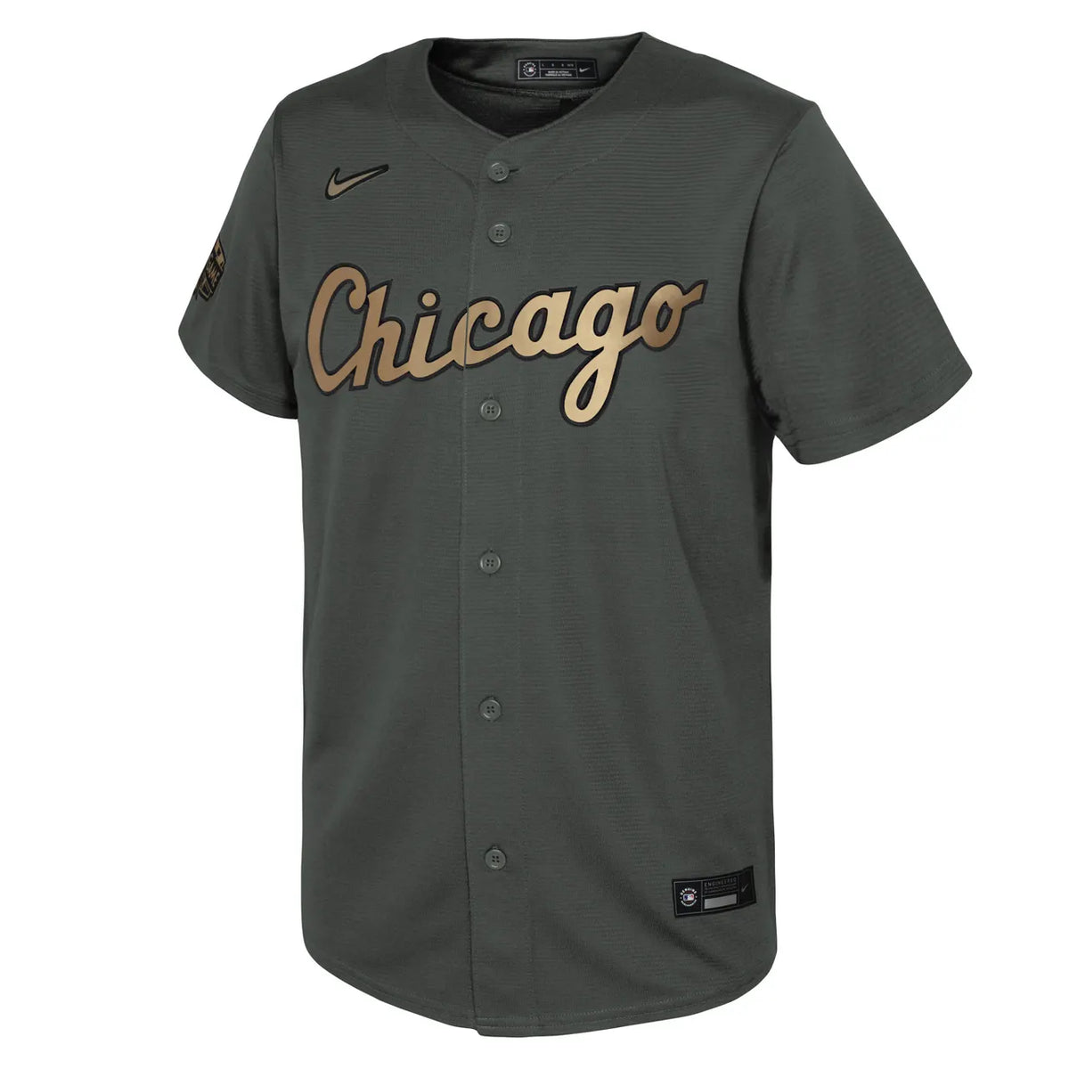 Nike Chicago Olive Green Jersey - Hình 3