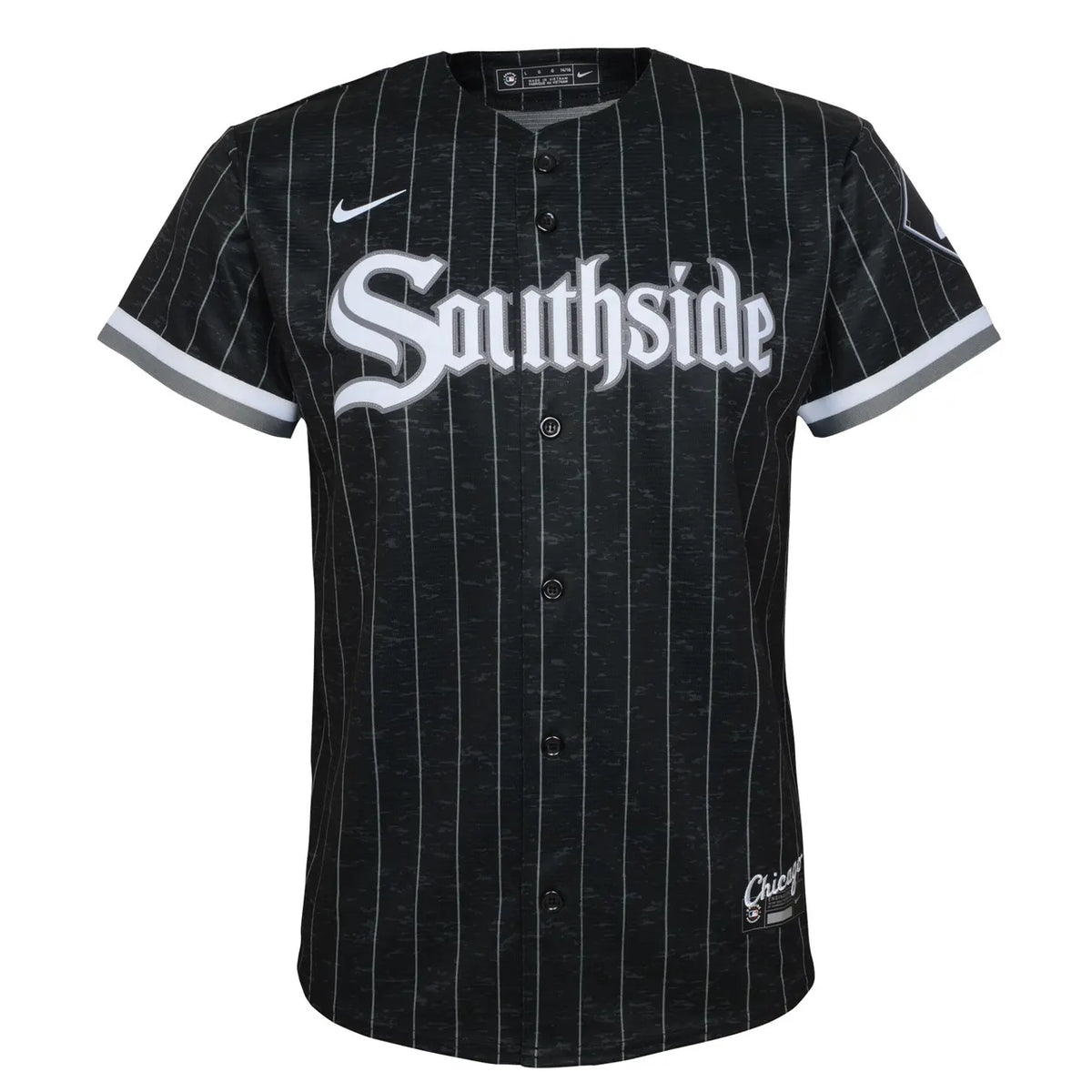 southside Nike White Sox Black Jersey - Hình 2