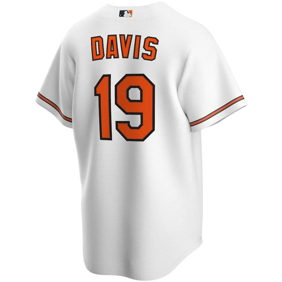 Nike Davis Orioles White Jersey - Hình 3