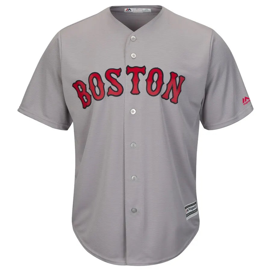 Sale Boston Red Sox Gray Road Jersey - Hình 2