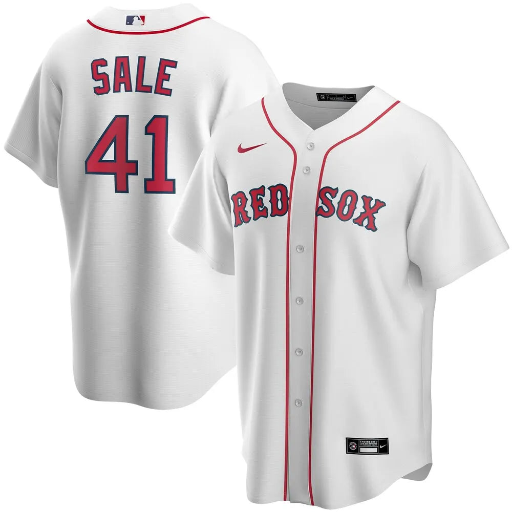 white Nike Sale Red Sox Jersey