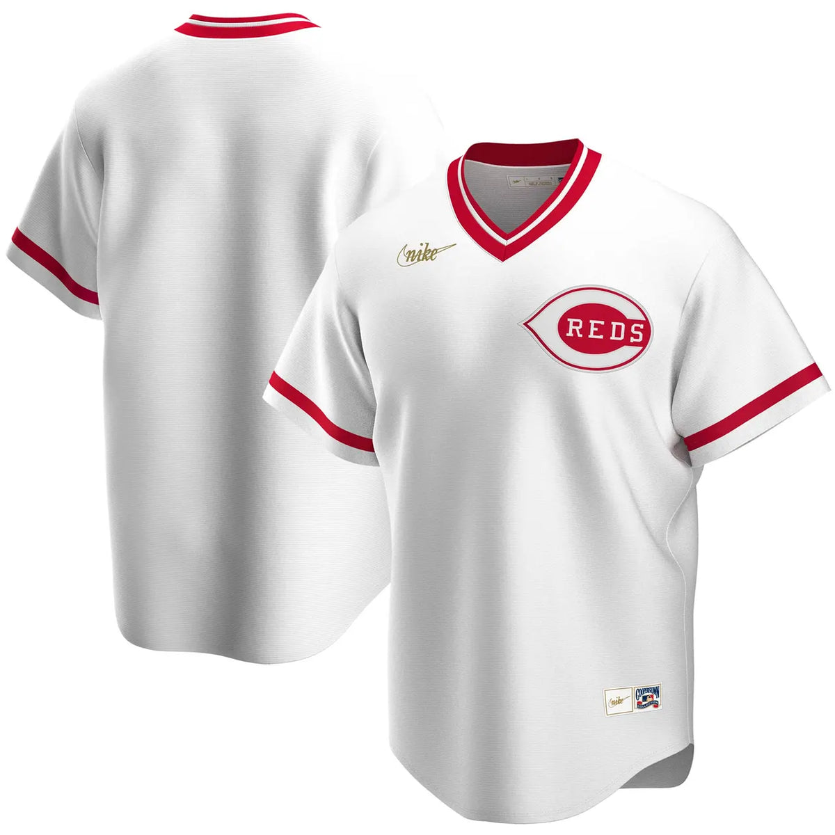 Reds Cooperstown White Jersey