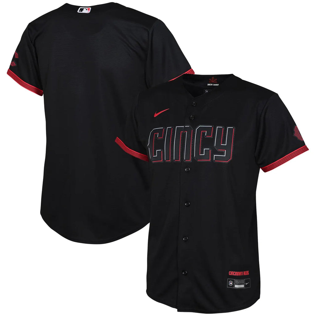 cincinnati Reds Black Jersey Nike
