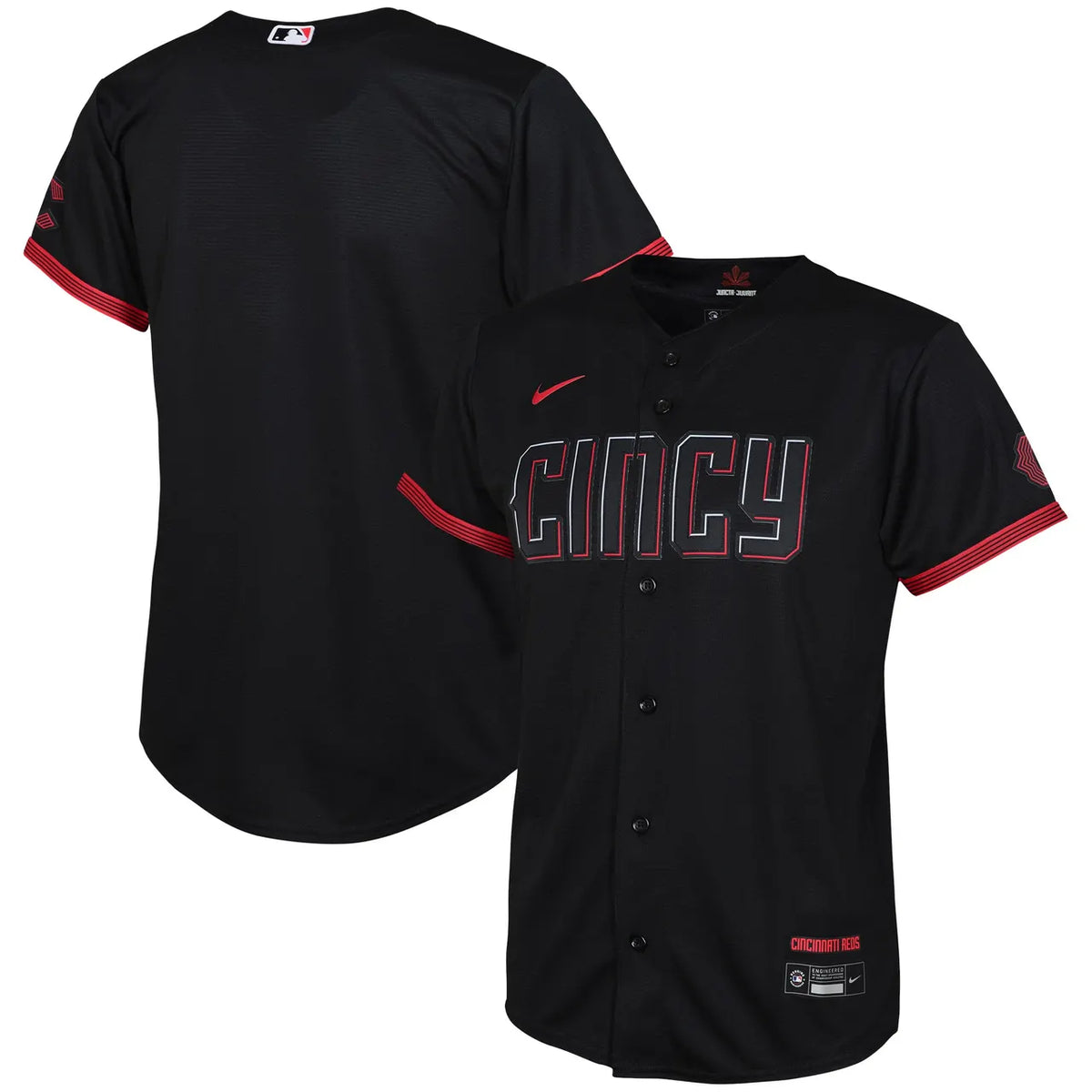 cincinnati Reds Black Jersey Nike