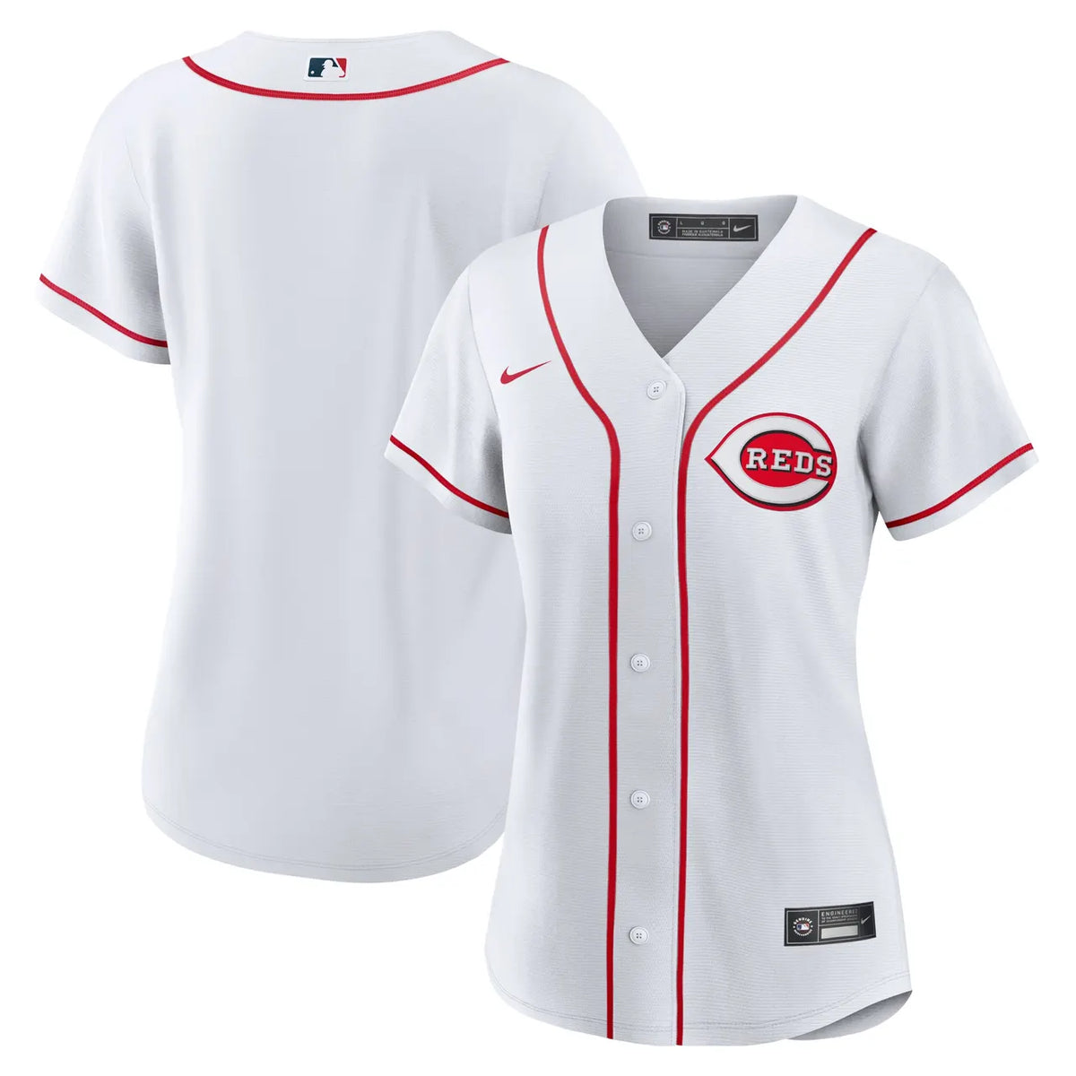 Reds White Home Jersey