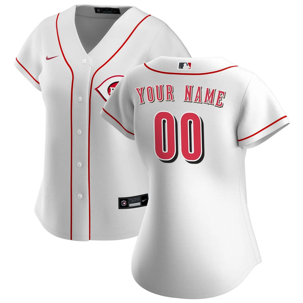 Reds White Custom Jersey - Hình 2