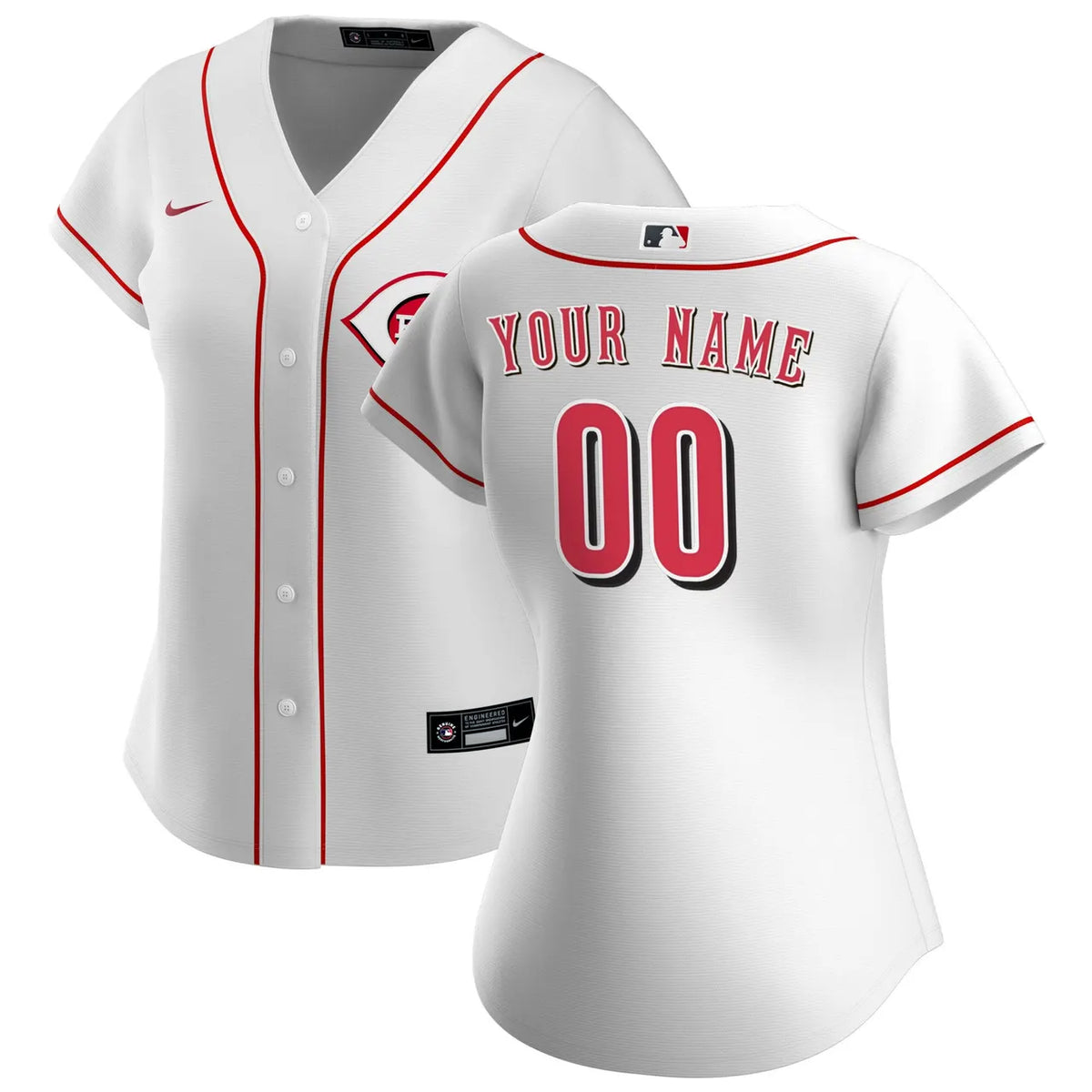 Reds White Custom Jersey - Hình 2