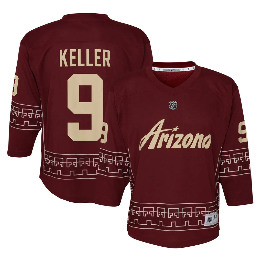 Keller Coyotes Burgundy Jersey