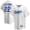 Kershaw Dodgers White Jersey nike