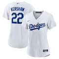 Kershaw Dodgers Women's White Jersey