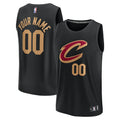 Cavs Black Alternate Custom Jersey